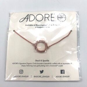 Adore RoseGold plating Bracelet Swarovski Crystal